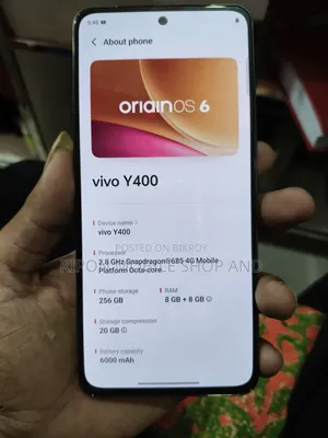 Vivo Y400 256 GB Purple