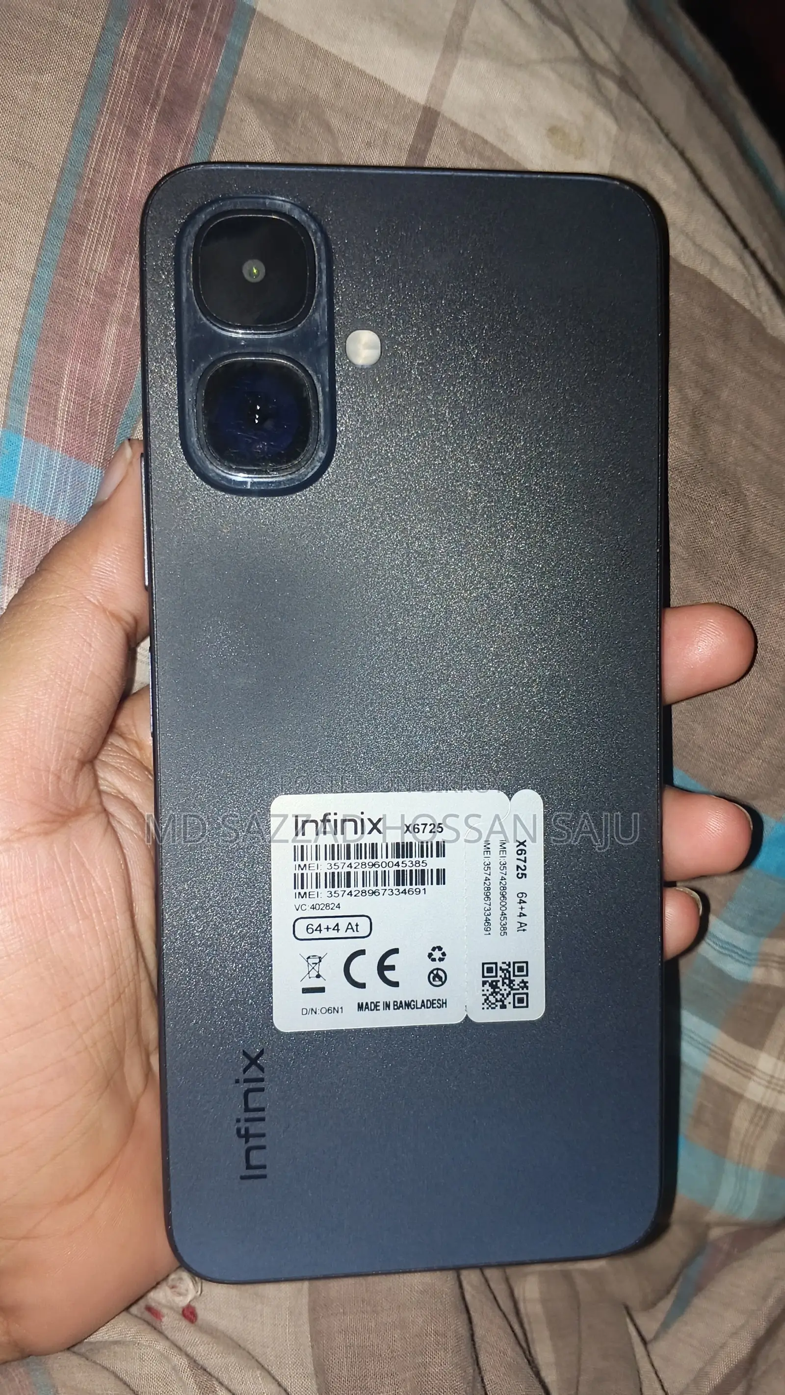 Infinix Smart 10 64 GB Black