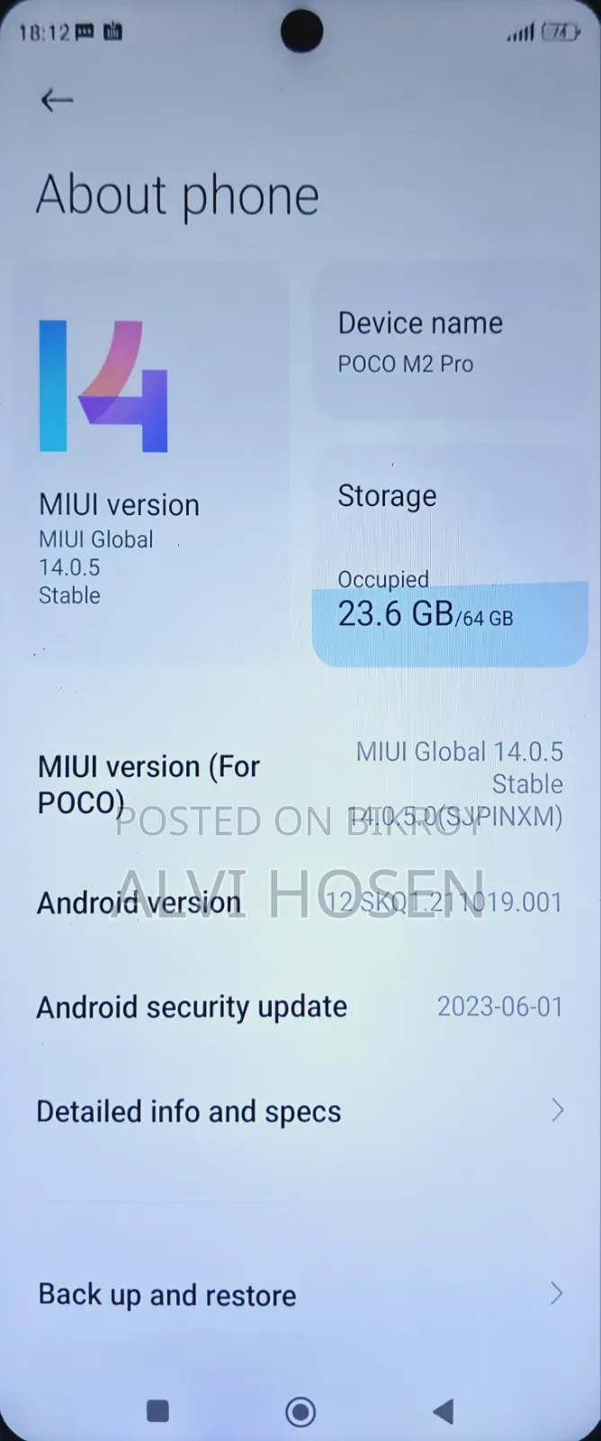 Xiaomi Poco M2 Pro 64 GB Green