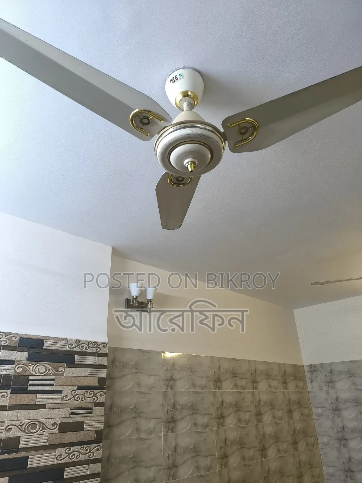Pakistani Ceiling Fan. Ample airflow.