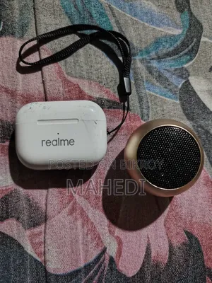 রিয়েলমি ব্লুটুথ হেড ফোন এন্ড স্পিকার