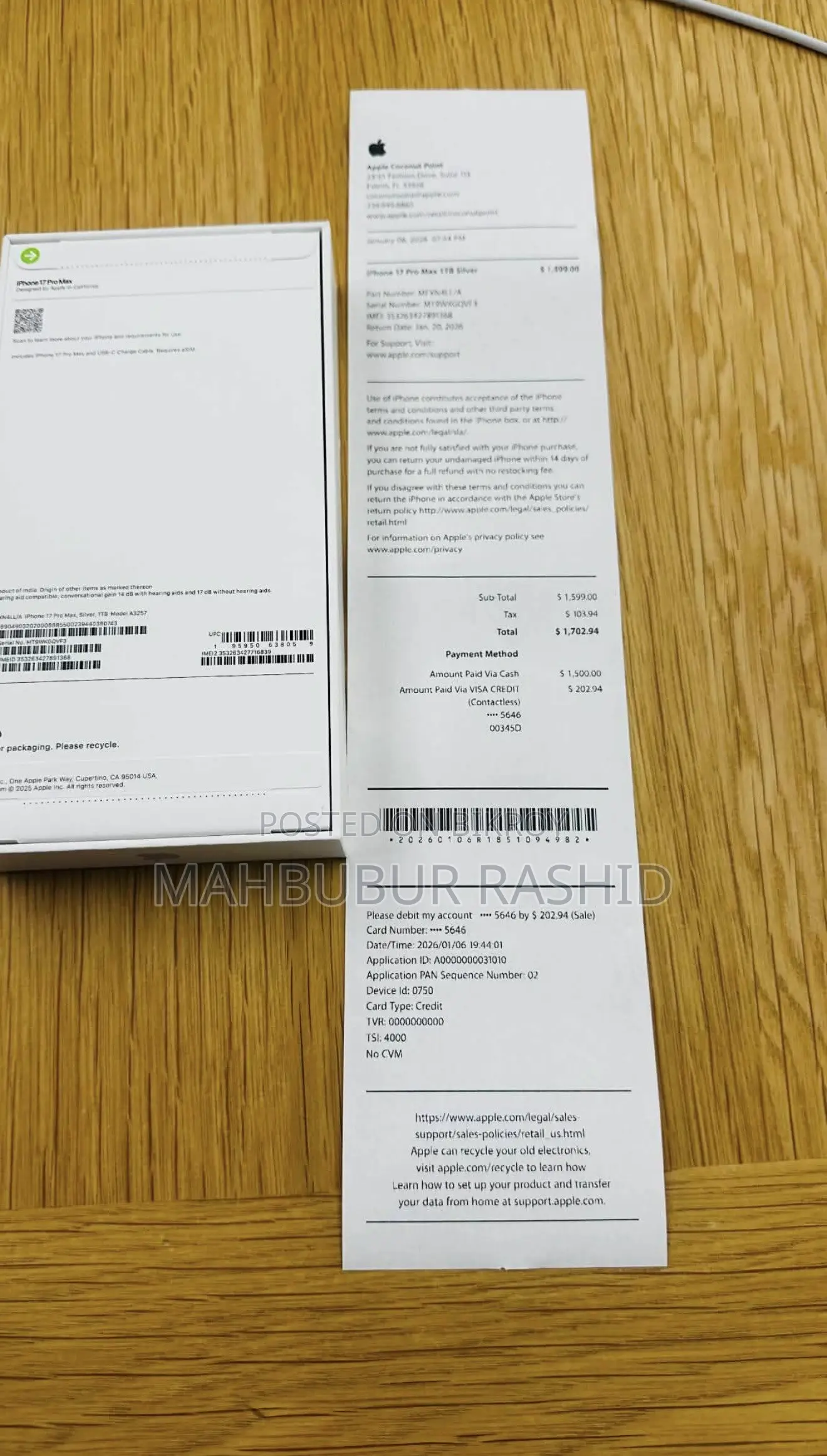 Apple iPhone 17 Pro Max 1 TB Silver