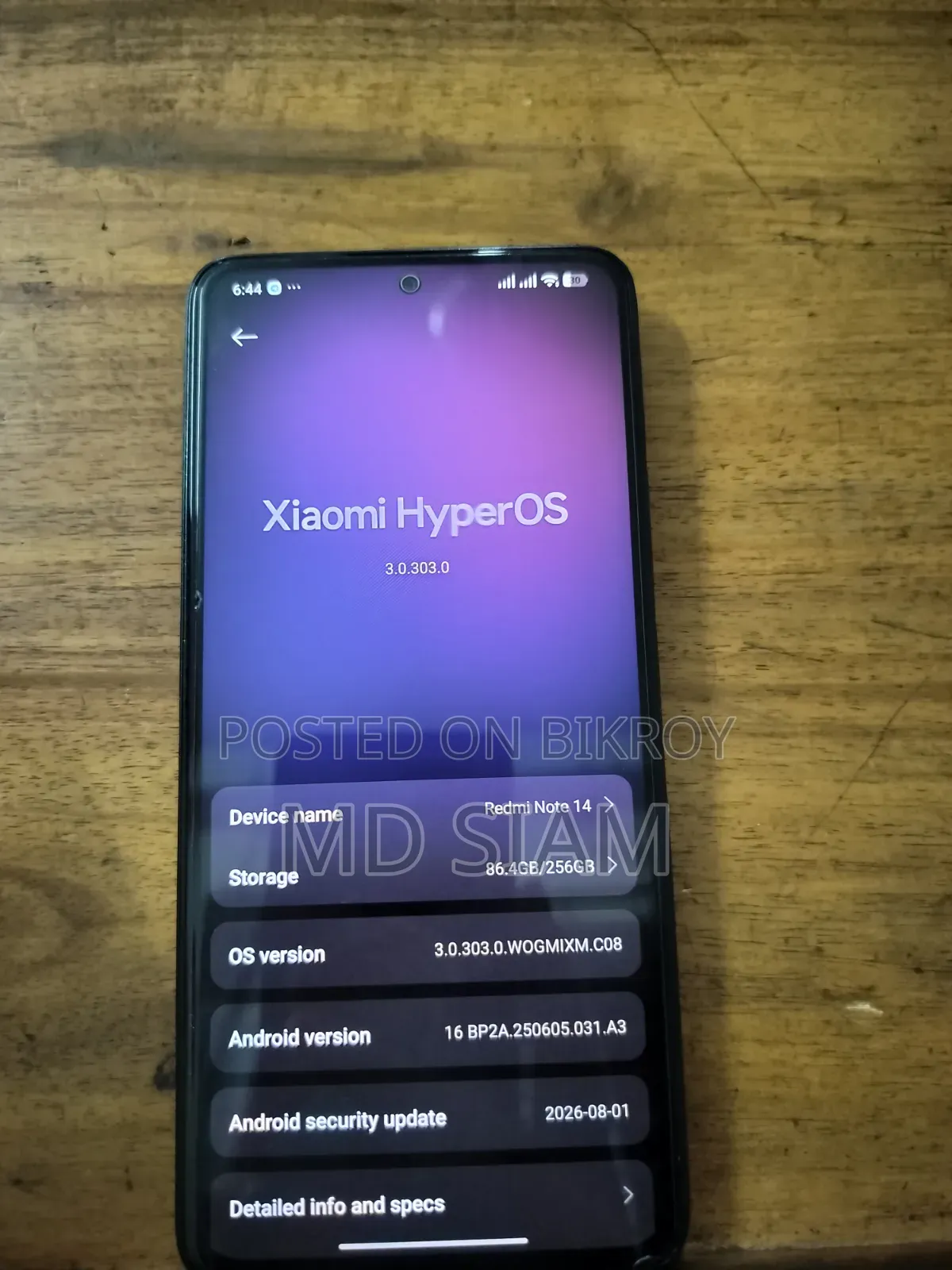 Xiaomi Redmi Note 14 4G 256 GB Black
