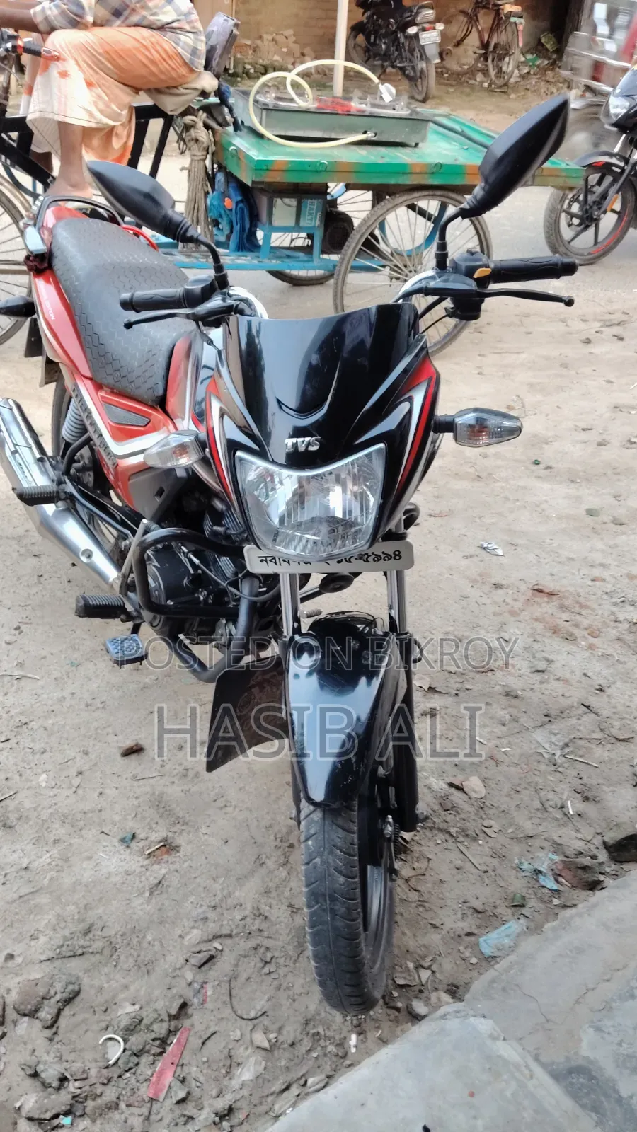 TVS Metro Plus 2022 Red