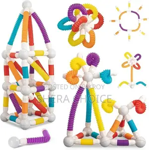 40 pcs Flexible Magnetic Tube Block Toys