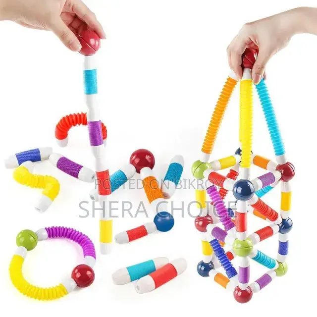 40 pcs Flexible Magnetic Tube Block Toys
