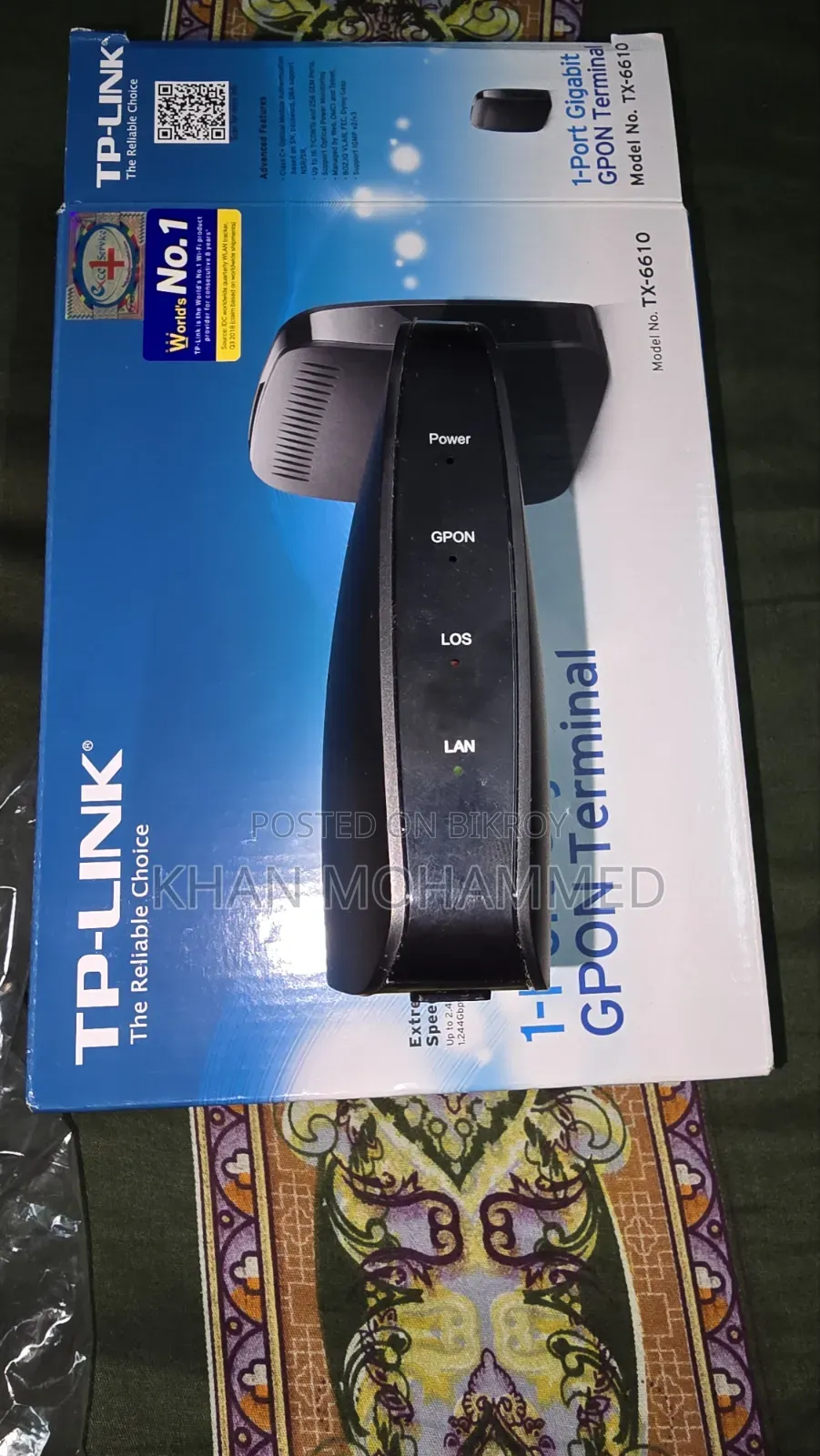 TP-Link TX-6610 1-Port Gigabit GPON Terminal