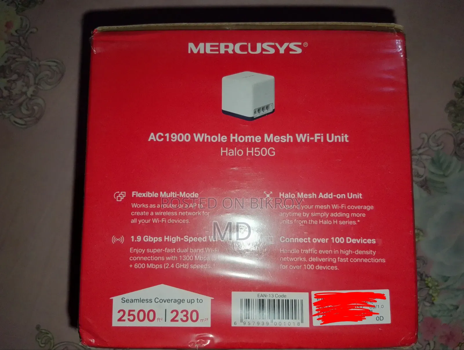 Mercusys Halo H50G Dual Band Gigabit Wi-Fi Mesh Router