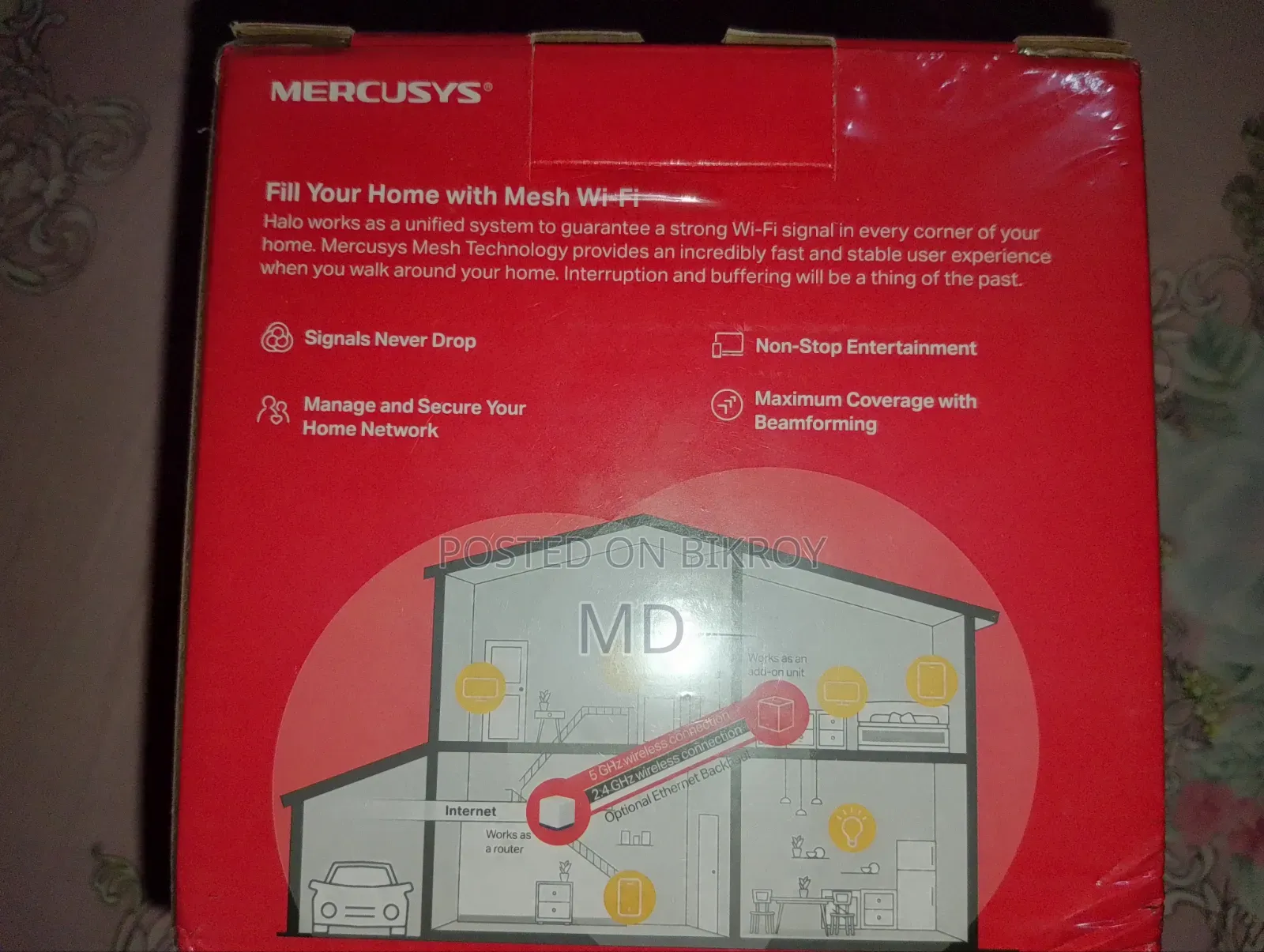 Mercusys Halo H50G Dual Band Gigabit Wi-Fi Mesh Router