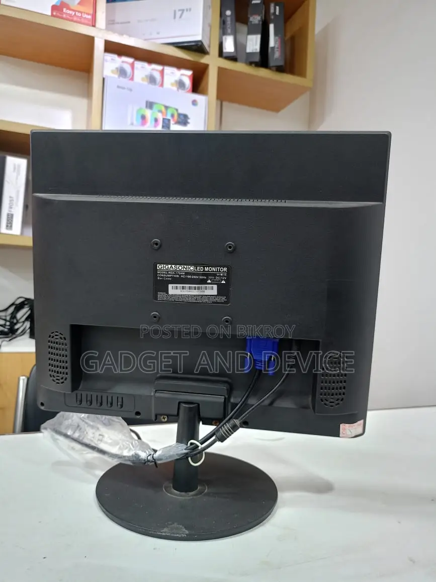 Gigasonic 17 Inch Square LED Full Fresh Monitor