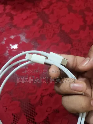 আইফোন অফিশিয়াল চার্জার উইথ বক্স ইউজড লাইক নিউ