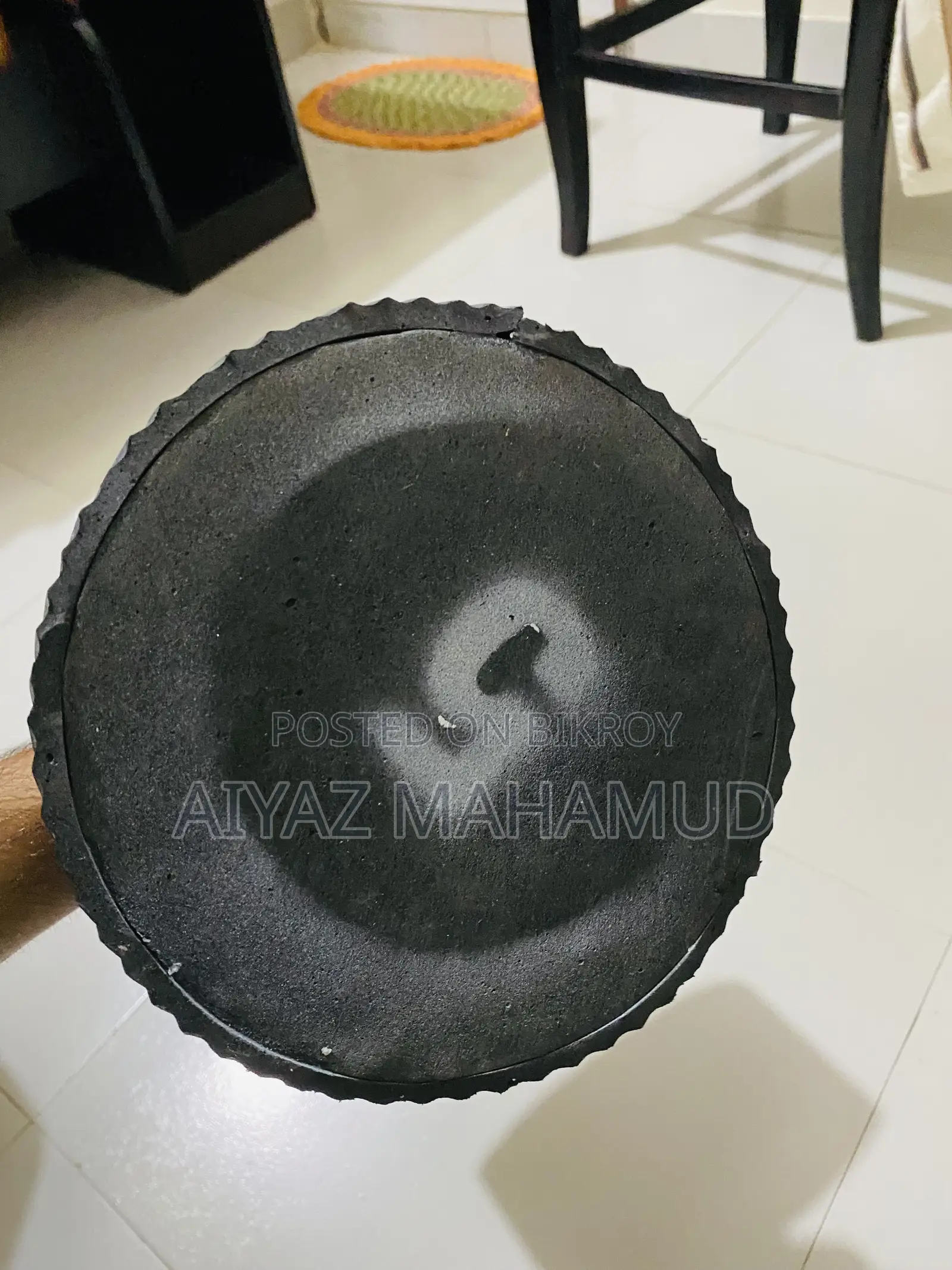 Black Colour Dumbbell