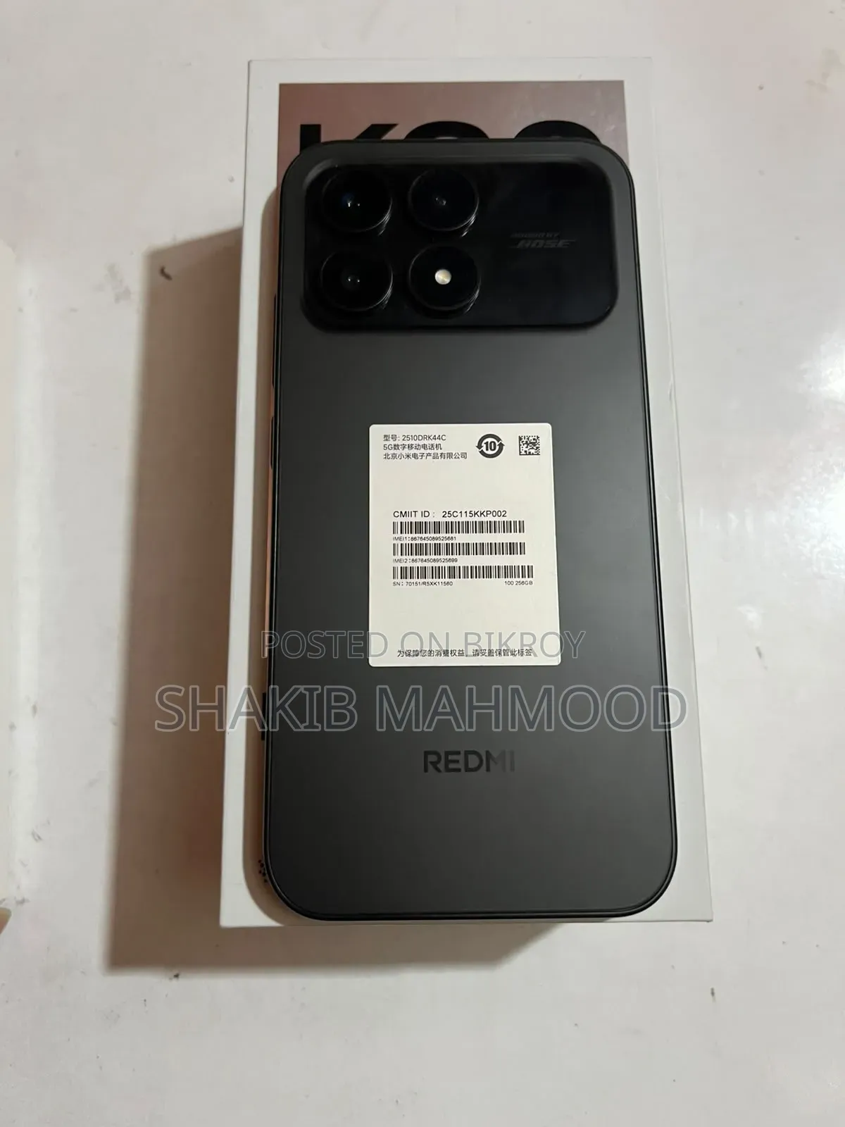 Xiaomi Redmi K90 256 GB Black