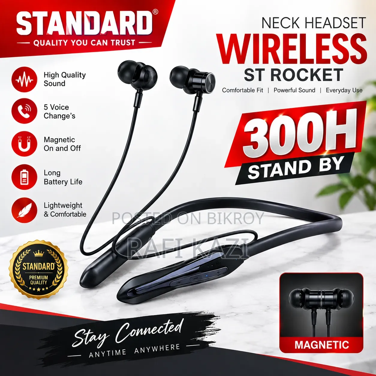 STANDARD ST Rocket Wireless Neckband