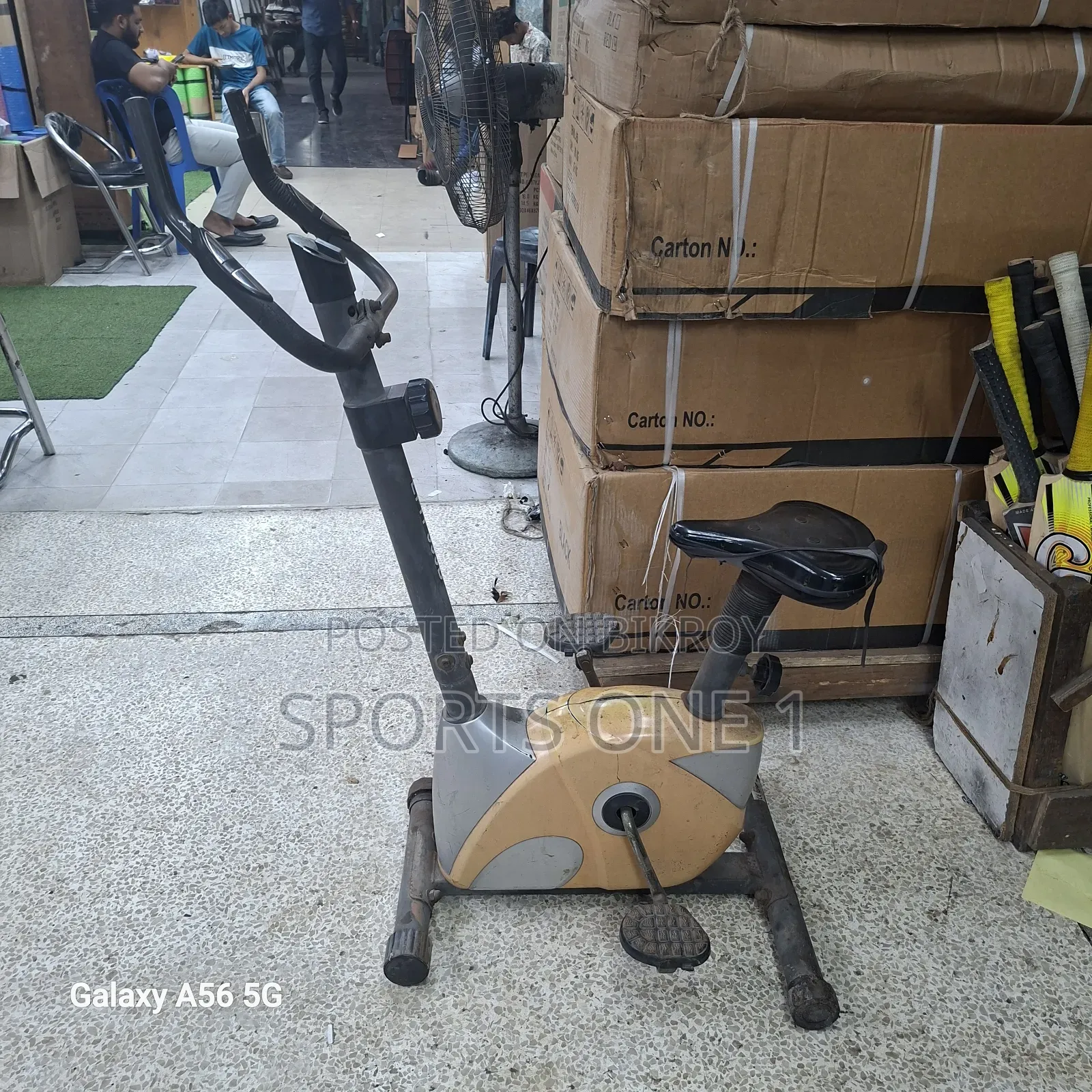 Exercise Bike Used Magnetic Evertop Model 533b