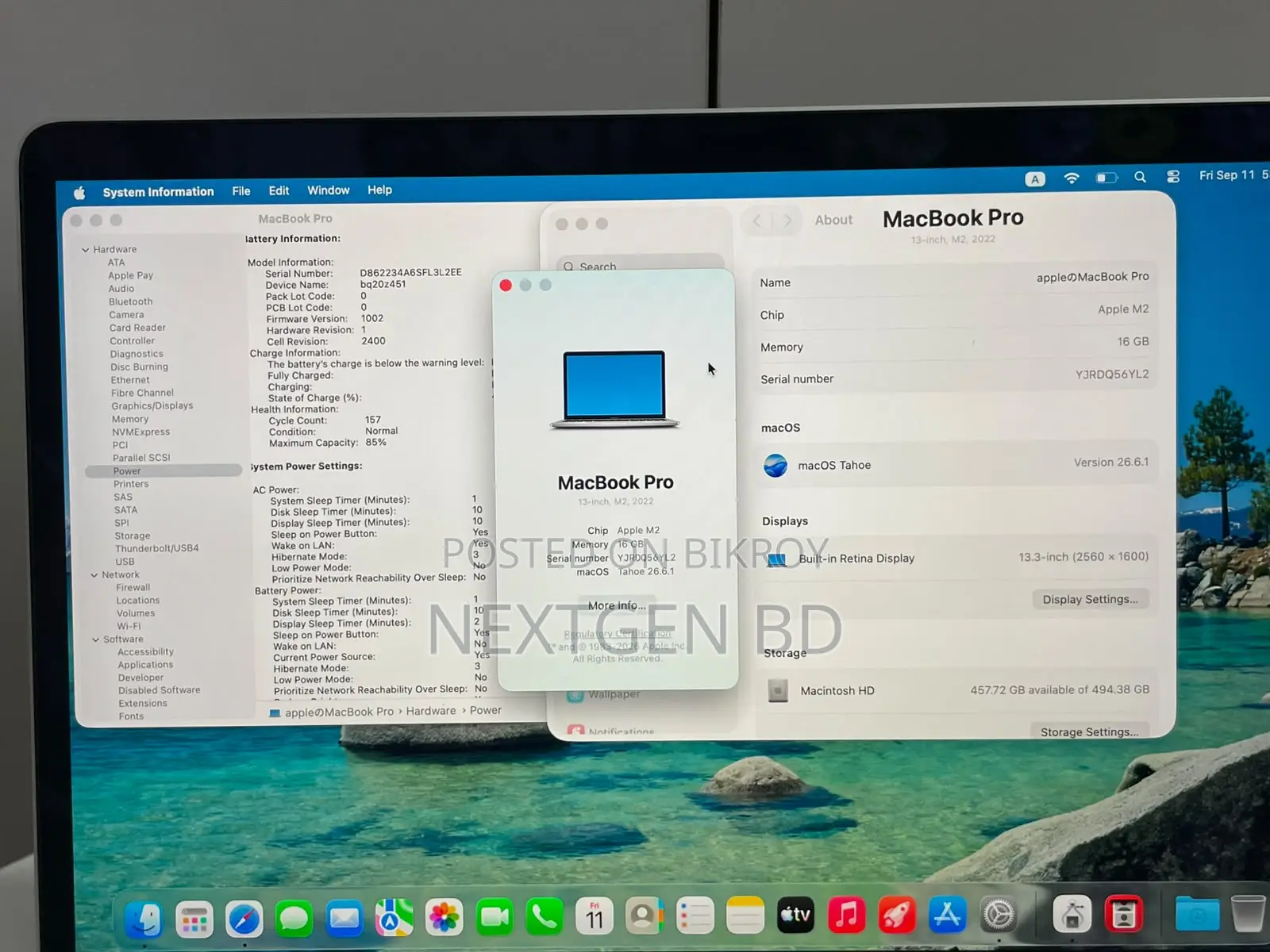 Laptop Apple MacBook Pro 2022 M2 16GB Apple M2 SSD 512GB