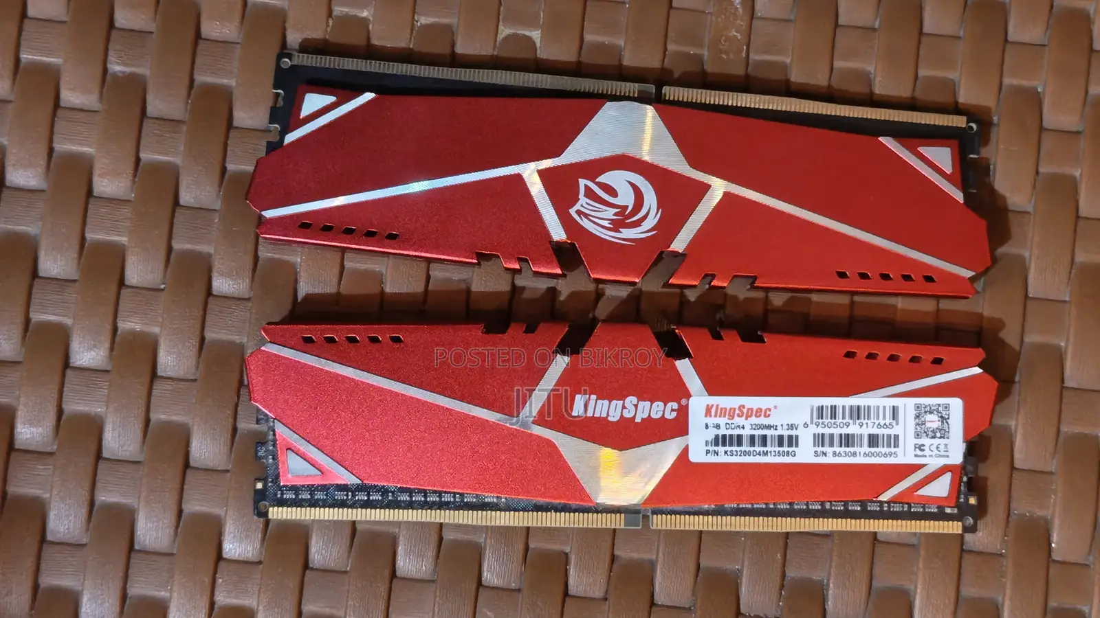 Kingspec 2x8gb 3200mhz Ddr4 With Heatsink Ram