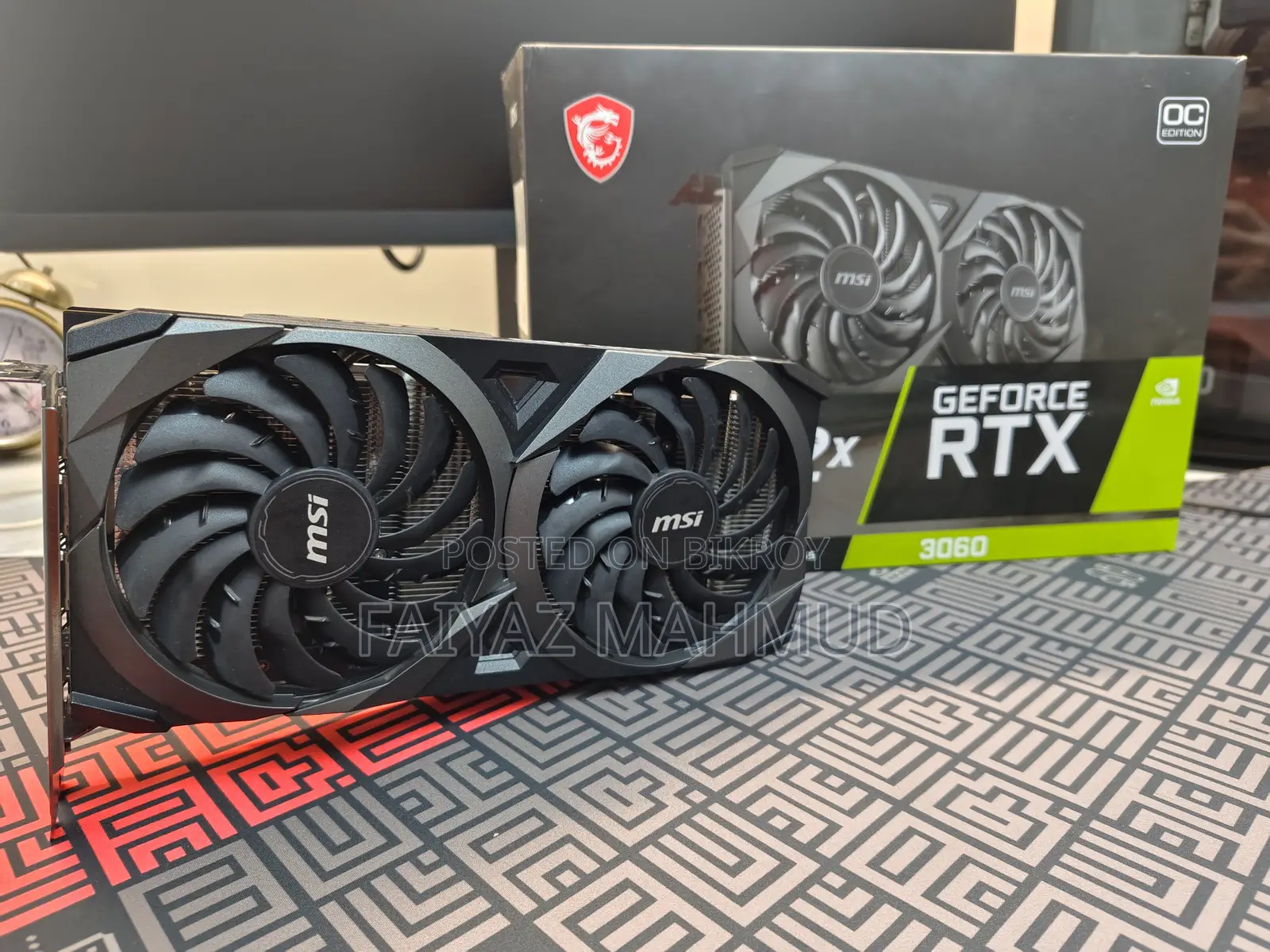 MSI GeForce RTX 3060 Ventus 2X OC — 12GB | (With Official Warranty)