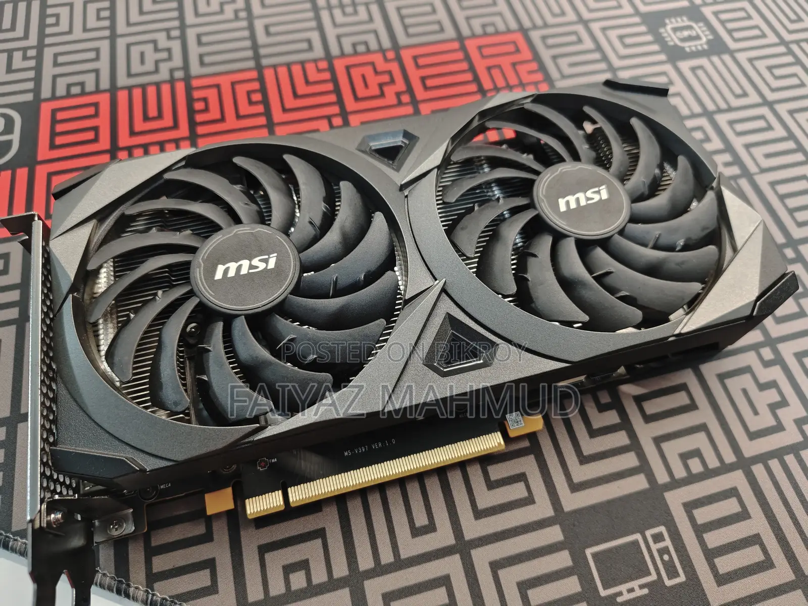 MSI GeForce RTX 3060 Ventus 2X OC — 12GB | (With Official Warranty)