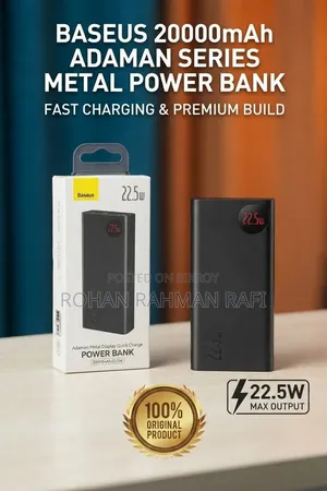 Baseus PPADM20S 20000mah Adaman Metal Fast Charging Power Bank