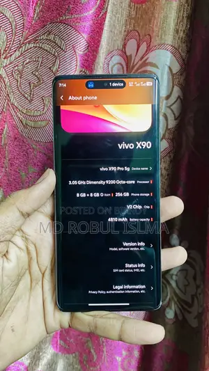 Vivo X90 256 GB Black