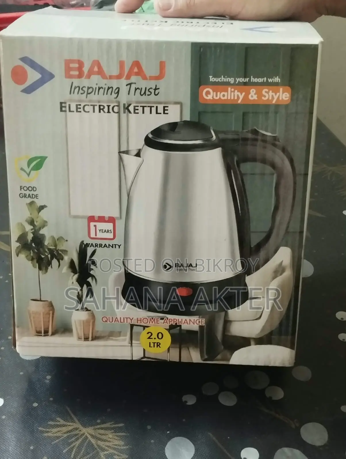 Bajaj 2L Electric Kettle