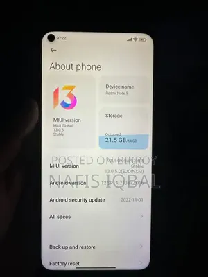 Xiaomi Redmi Note 9 64 GB Black