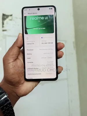 Realme C75 256 GB Silver