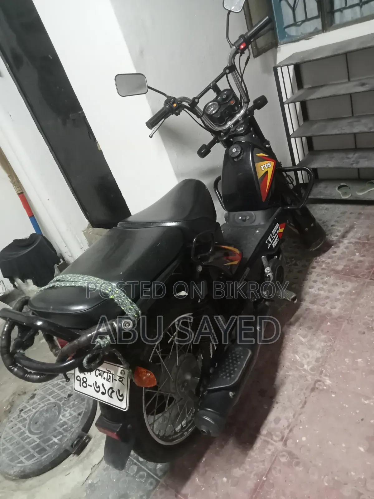টিভিএস এক্সএল ১০০ ২০২২ কালো