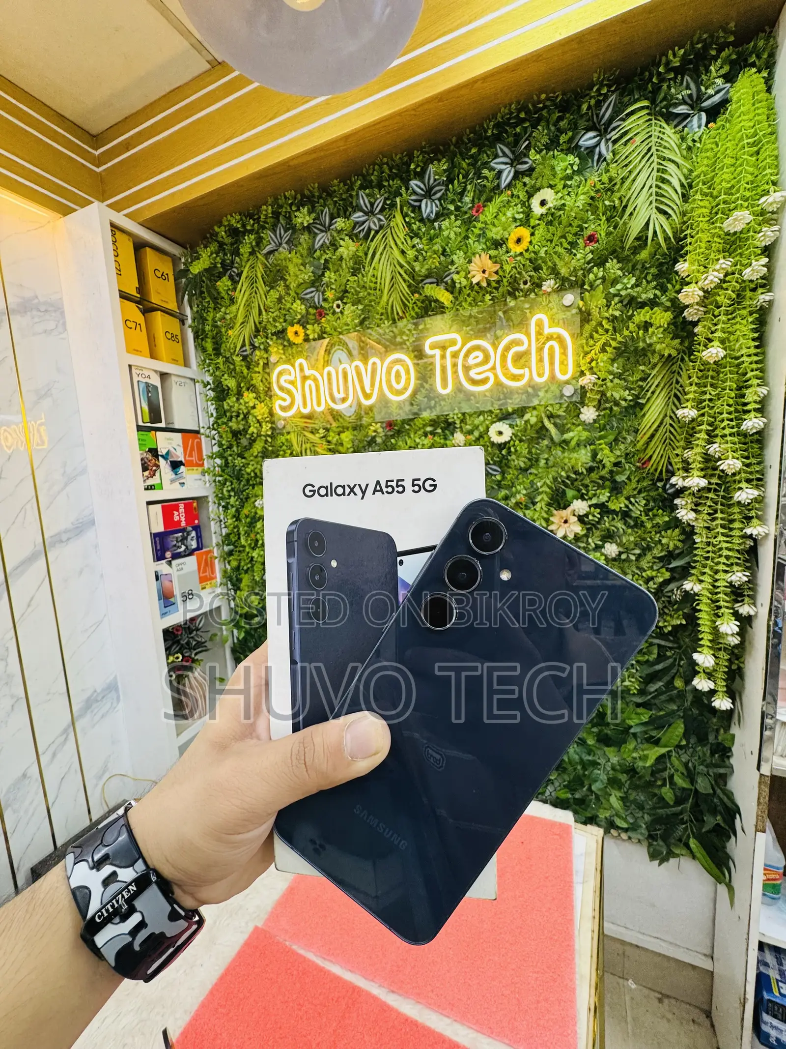 স্যামসাং গ্যালাক্সি এ৫৫ ১২৮ জিবি ব্লু