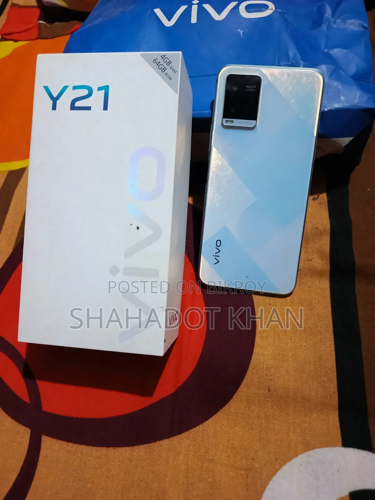 ভিভো ওয়াই২১ ৬৪ জিবি সাদা