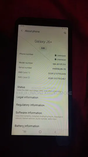 Samsung Galaxy J6 Plus 32 GB Black