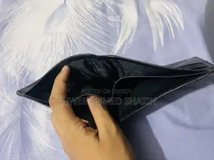 Black Leather Wallet for Men