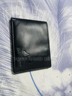 Black Leather Wallet for Men