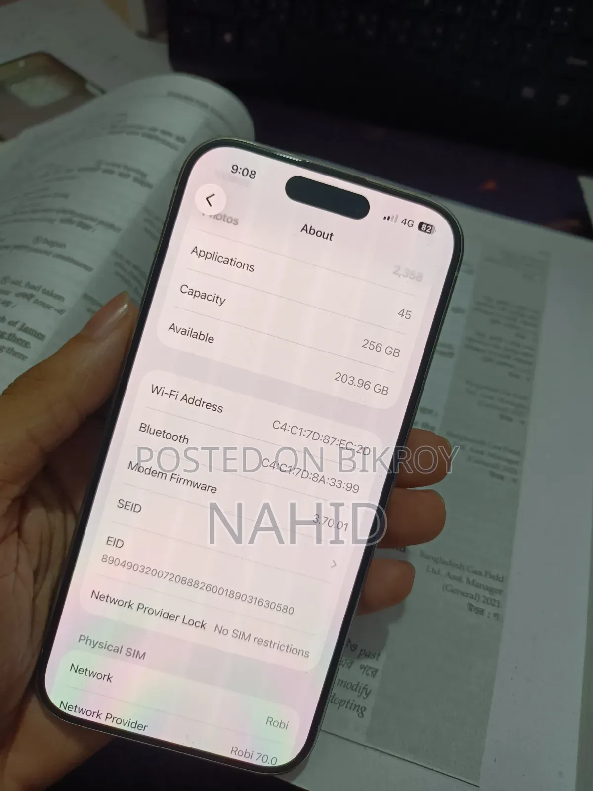 Apple iPhone 15 Pro 256 GB Silver
