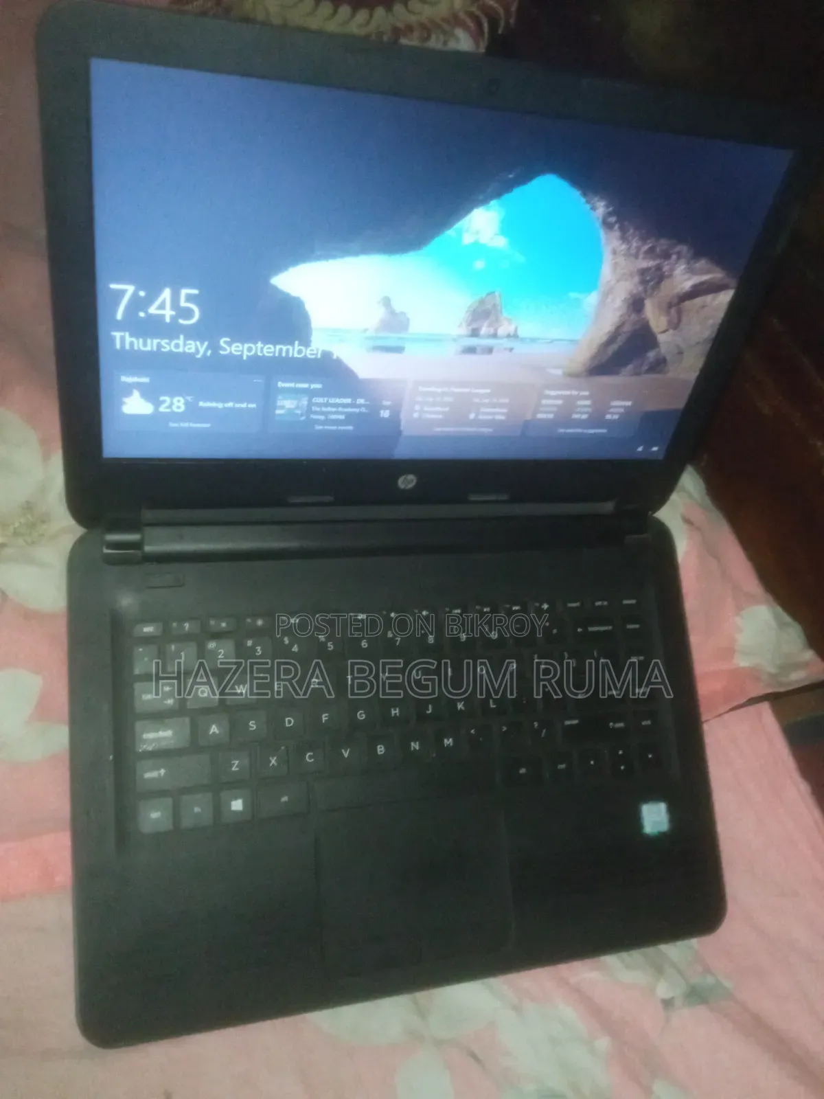 ল্যাপটপ HP 240 G5 4GB ইন্টেল কোর i5 SSHD+SSD 128GB
