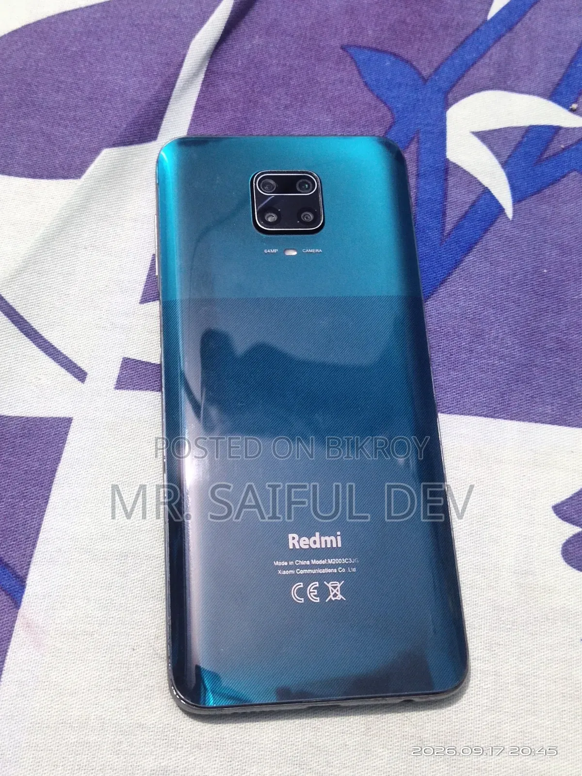 Xiaomi Redmi Note 9 Pro 128 GB Blue