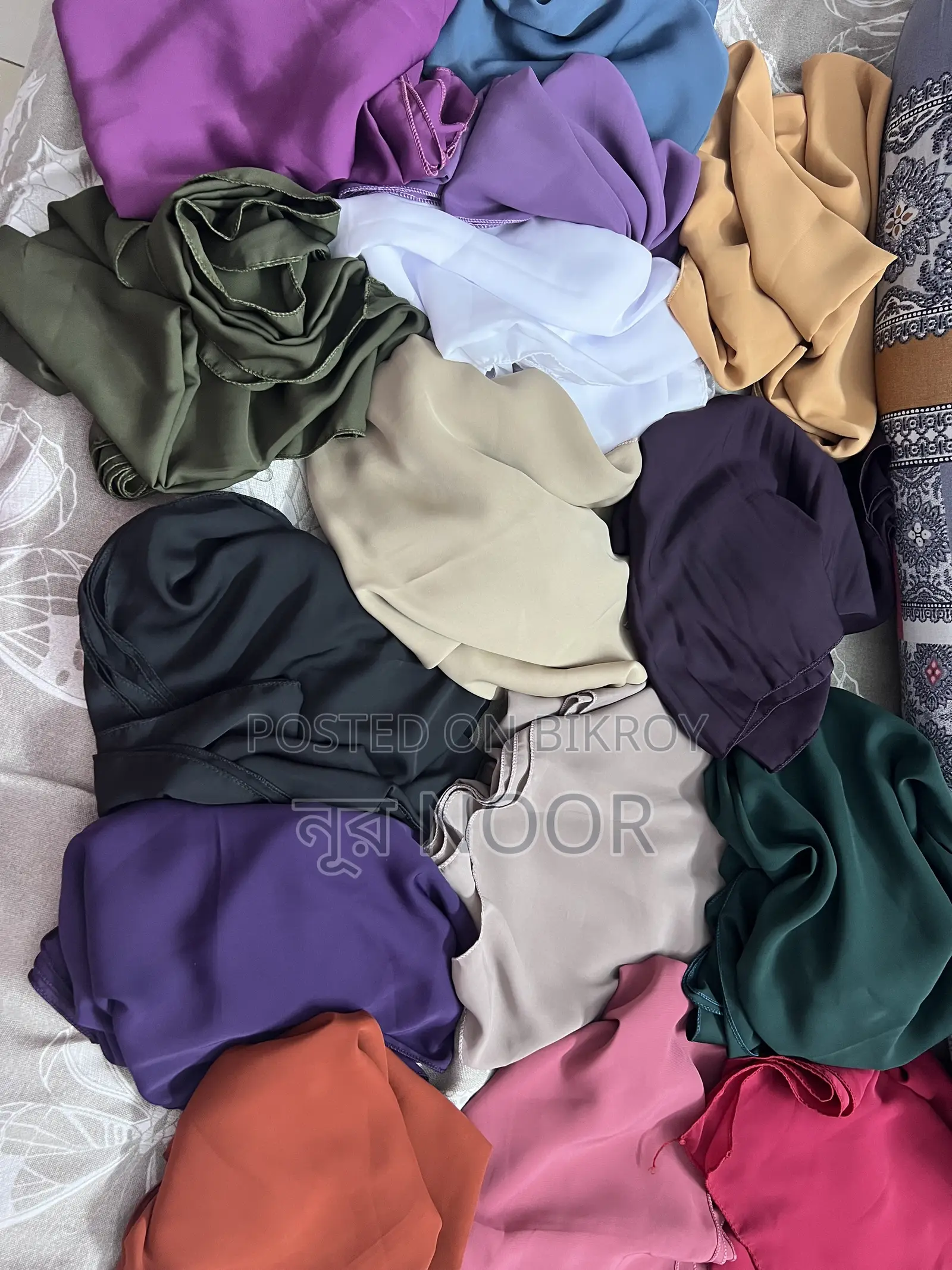 Dubai Cherry Georgette Hijab
