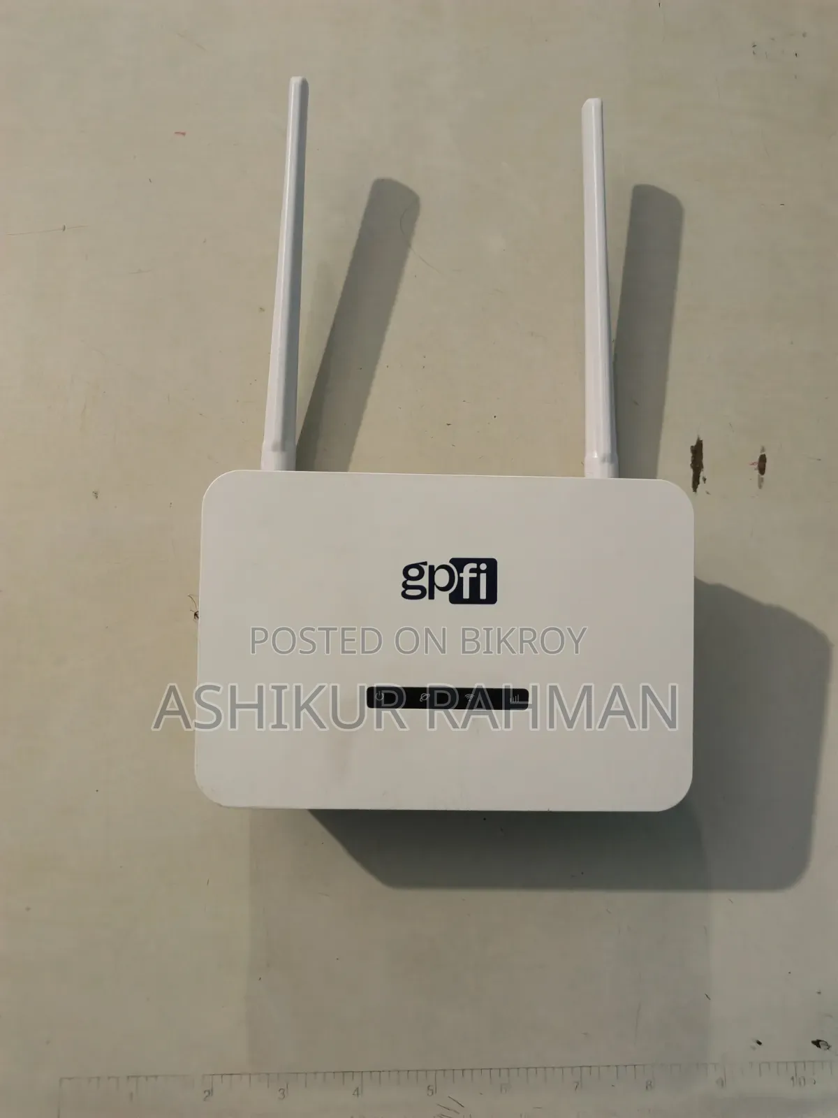 জিপিফাই রাউটার ১ মাস হইছে কিনছি টাকার প্রয়োজন এজন্য বিক্রি করতে চাচ্ছি