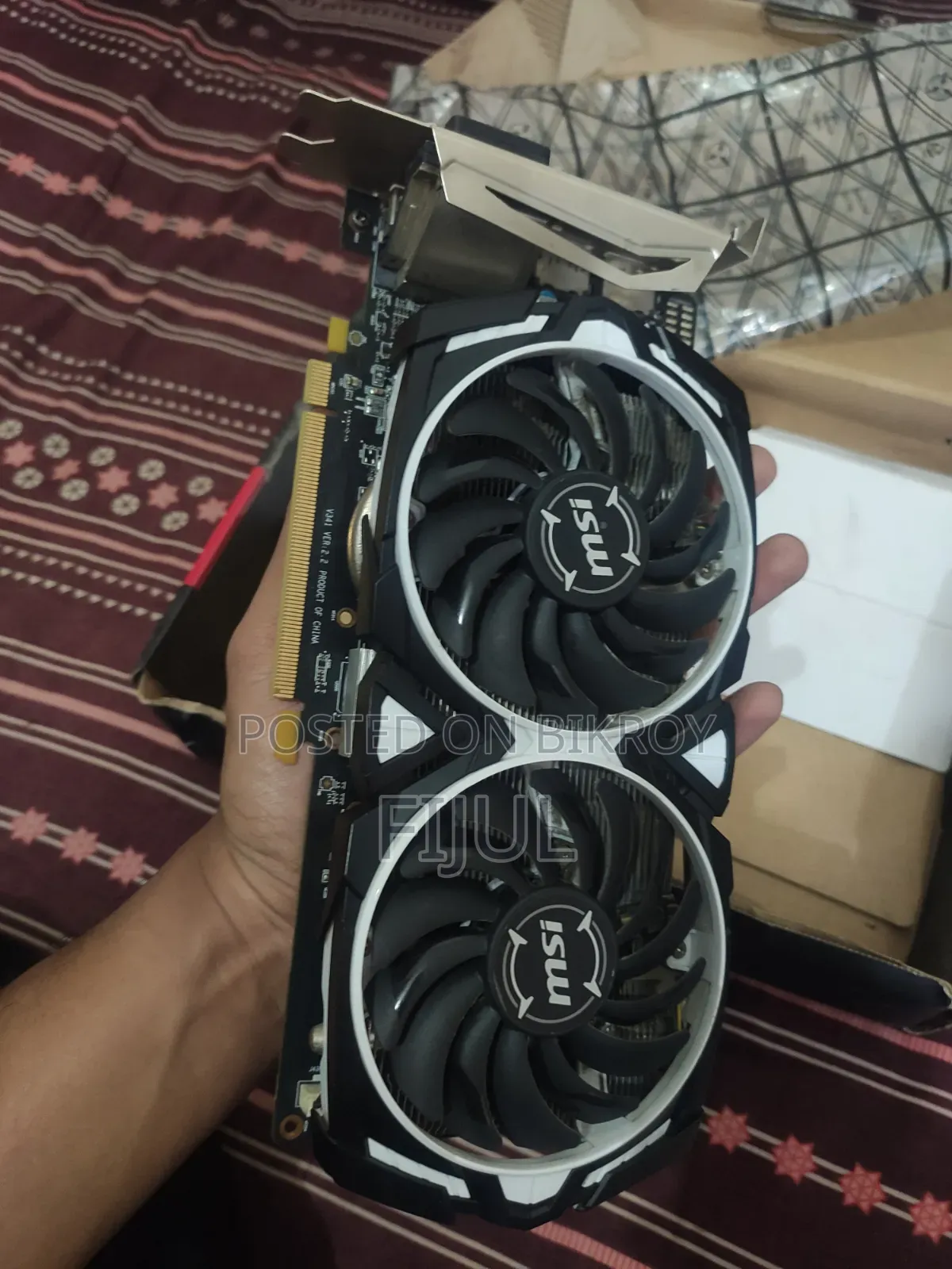 Msi Radeon Rx 570 Armor 8g Oc Gddr5 Graphics Card