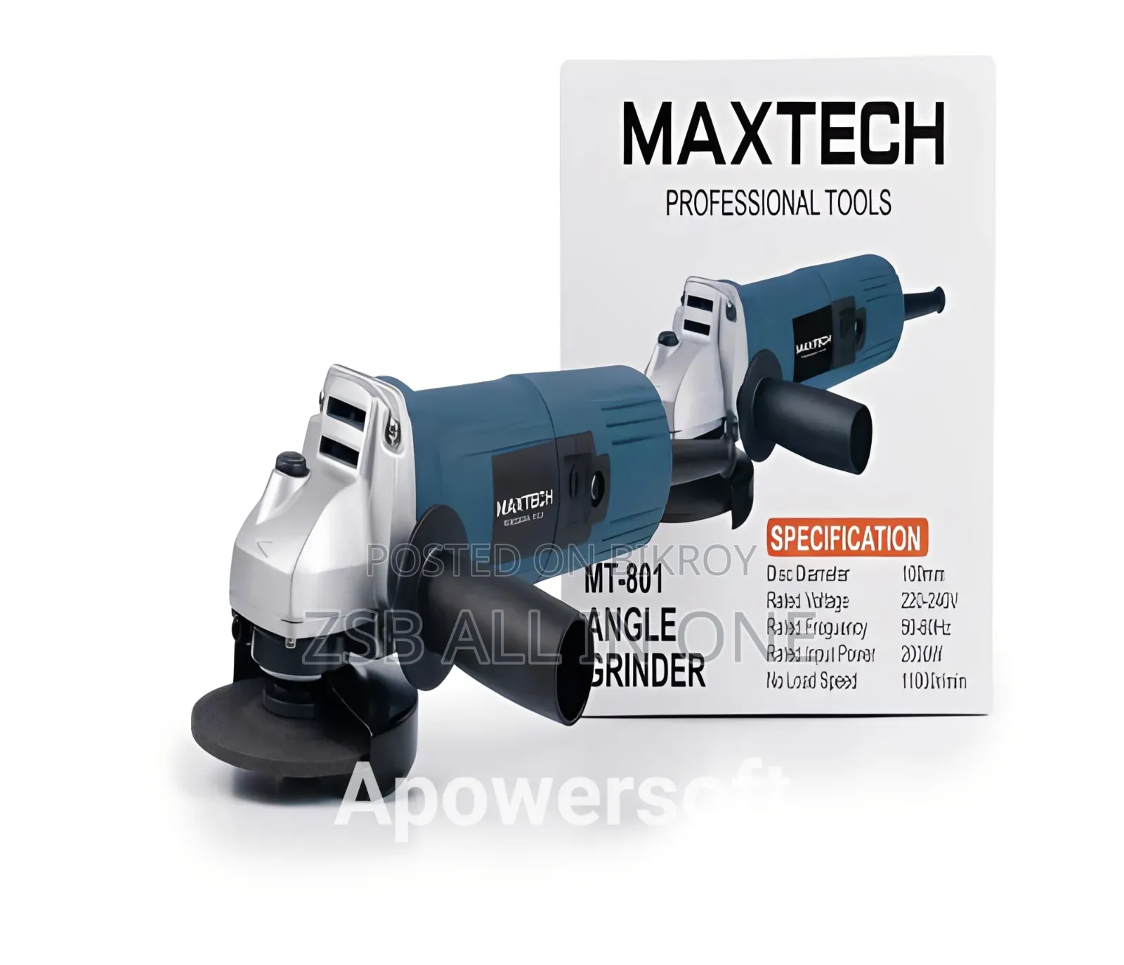 Maxtech MT-801 Professional Angle Grinder Machine