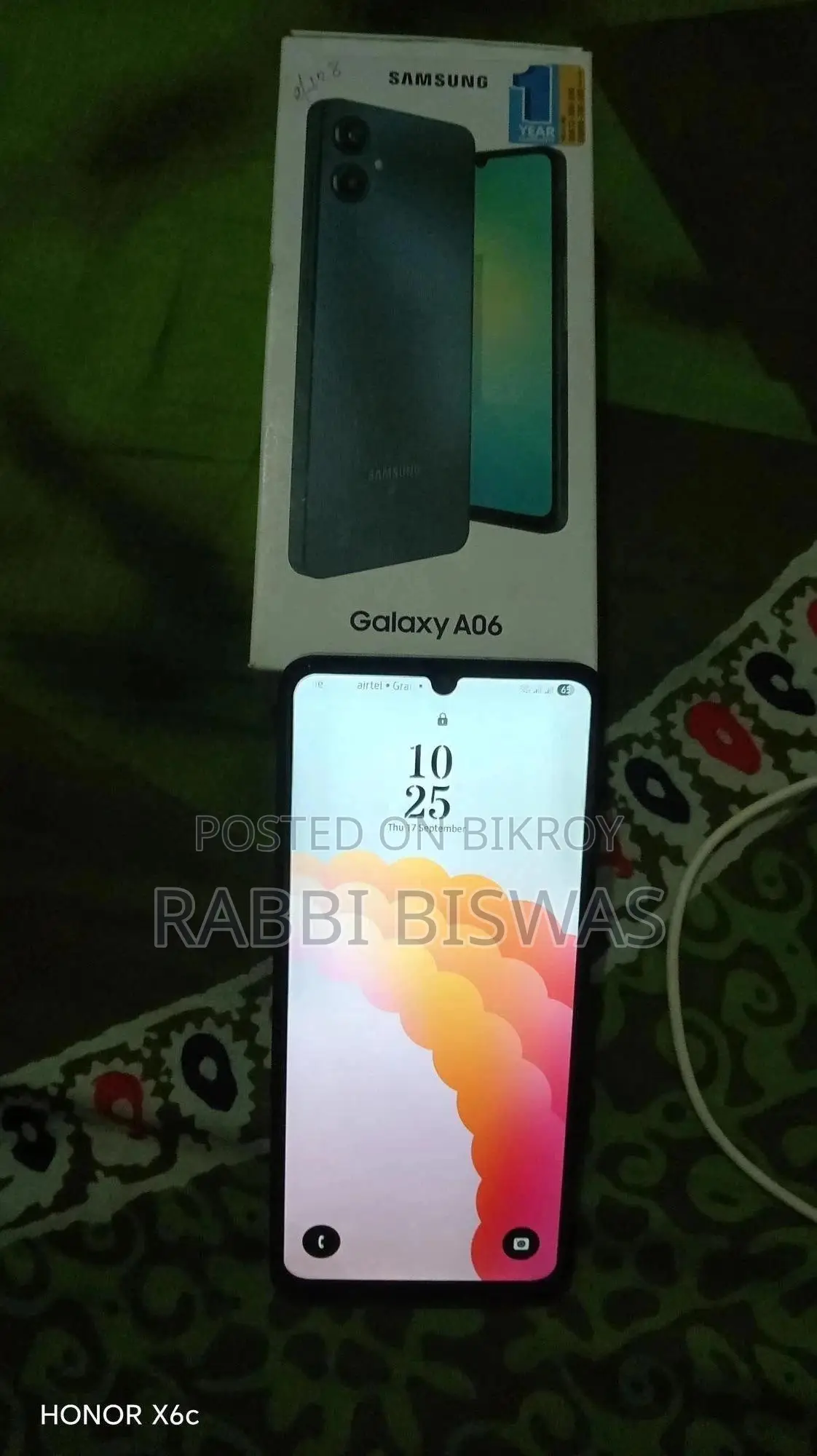 স্যামসাং গ্যালাক্সি এ০৬ ১২৮ জিবি ব্ল্যাক