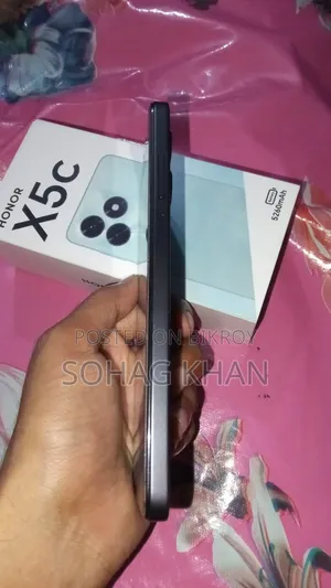 New Honor X5c Plus 64 GB Black