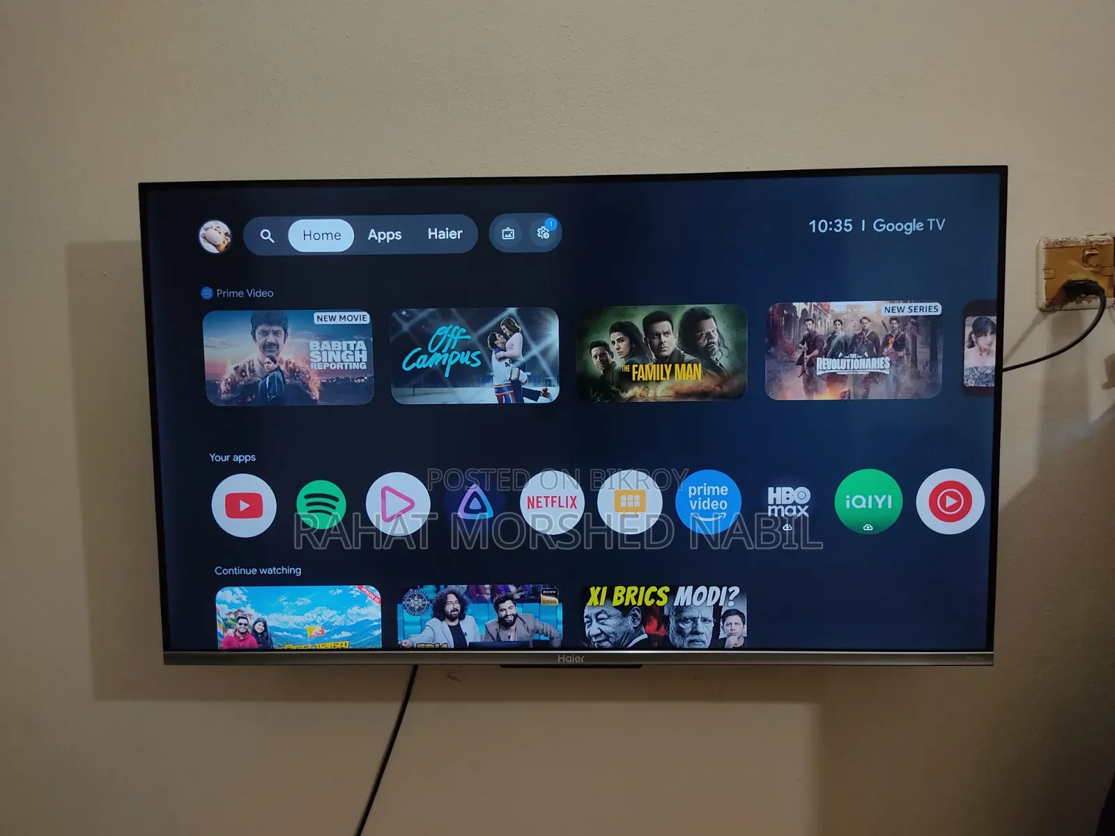 Haier P7 43" HQLED- Google TV
