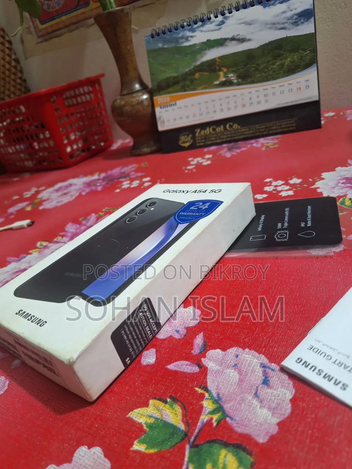 স্যামসাং গ্যালাক্সি এ৫৪ ৫জি ১২৮ জিবি ব্ল্যাক
