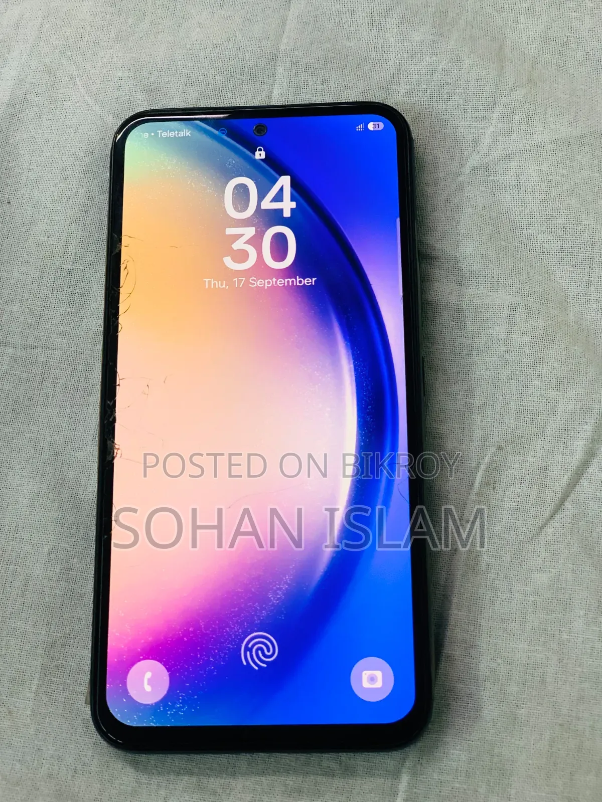 স্যামসাং গ্যালাক্সি এ৫৪ ৫জি ১২৮ জিবি ব্ল্যাক