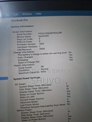 Laptop Apple MacBook Pro 2020 M1 8GB Apple M1 SSD 256GB
