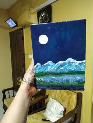 হাতে তৈরি অ্যাক্রিলিক পেইন্টিং ক্যানভাস