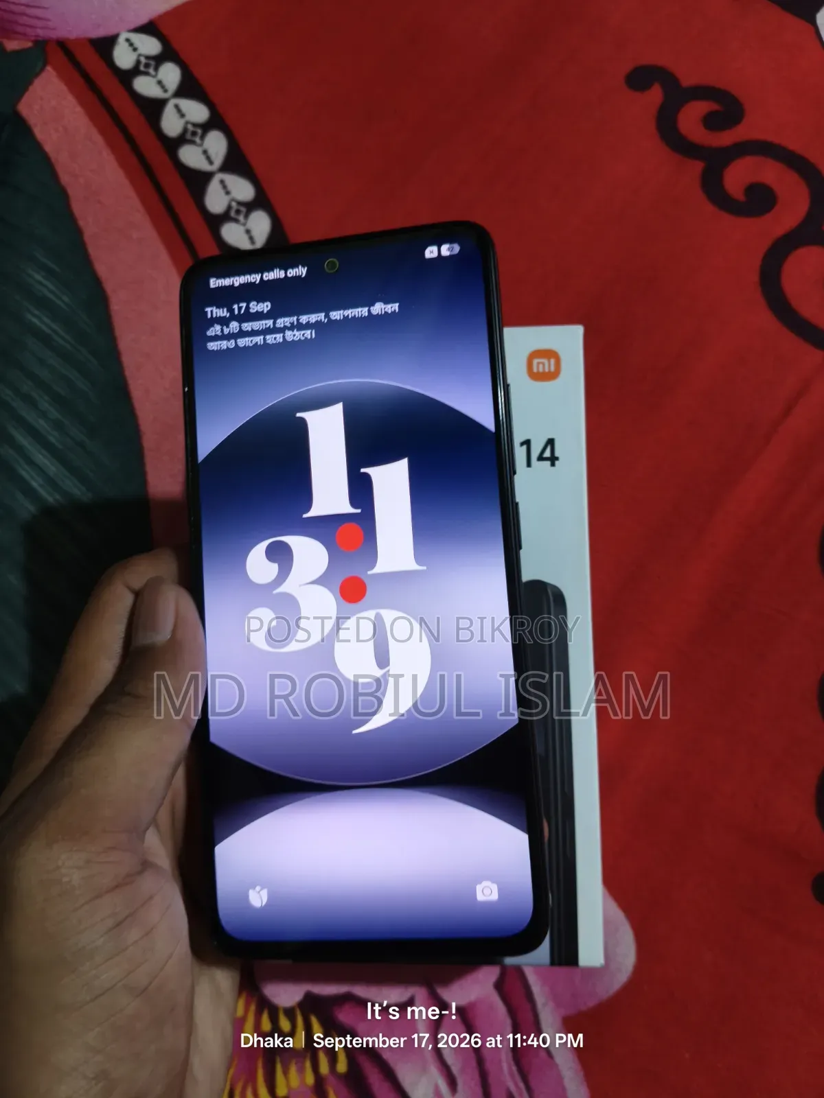 New Xiaomi Redmi Note 14 4G 256 GB Black