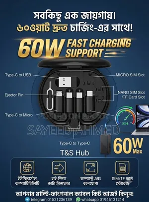 60w Fast Cable Type C to Type C